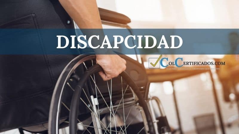 Descargar el Certificado de Discapacidad en Colombia