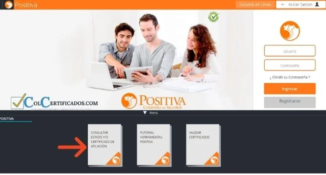 afiliacion arl positiva certificado