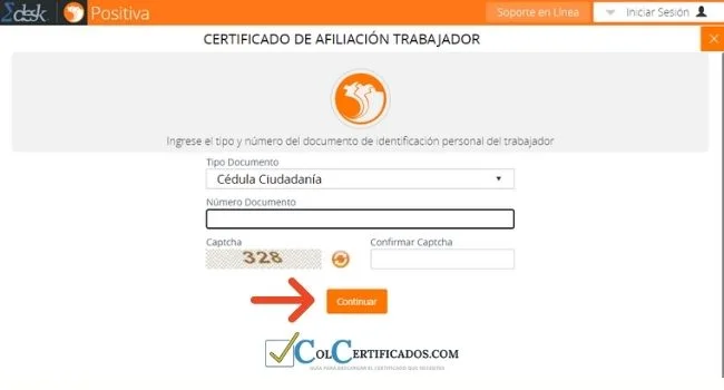 descargar certificado de afiliacion arl positiva trabajador independiente