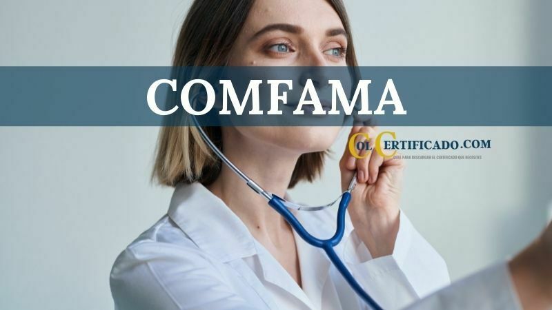 www comfama com certificado de afiliacion