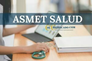 Certificado Asmet Salud EPS